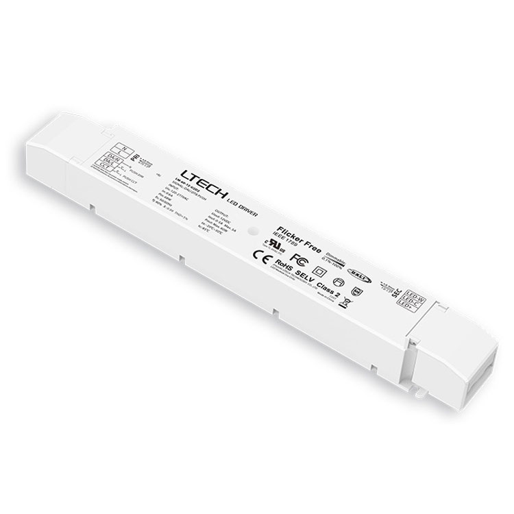 Ltech LM-60-12-U2D2 UL-Certified 60W 12VDC DALI-2 DT6/DT8 DIM&CT LED Driver Ltech LM-60-12-U2D2 UL-Certified 60W 12VDC DALI-2 DT6/DT8 DIM&CT LED Driver